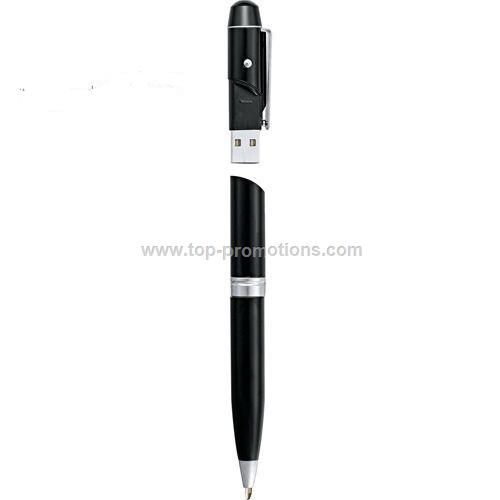 Slender Flash Pen with Laser Pointer V.2.0 by Sour