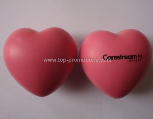promotional heart shape anti stress ball