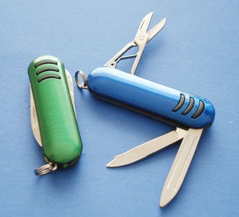 Multi-function knife keychain