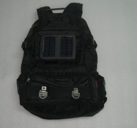 Backpack with Solar Charging