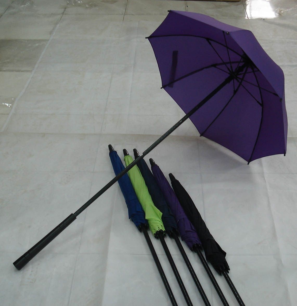 Golf bag umbrella