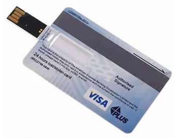 Credit Card USB flash drives for the technocrats