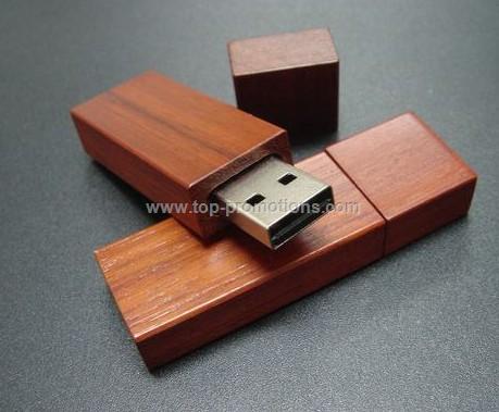 Wooden USB memory stick