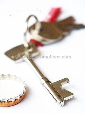 Key shaped bottle opener