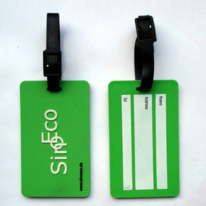 Soft PVC luggage tag