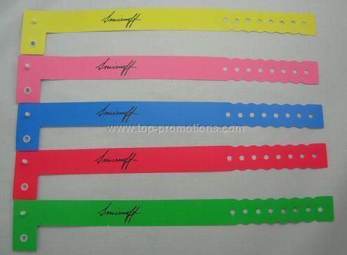 L shape ID wristbands