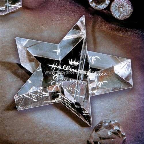 Crystal Star paperweight