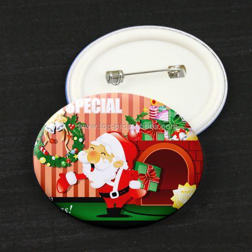 Christmas Promotional Gift Button Pin