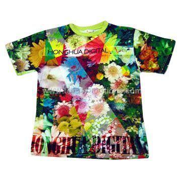 Digital Textile Printed T shirt