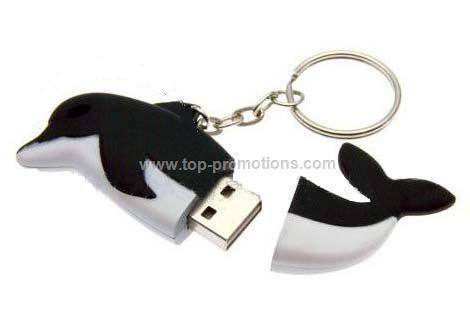 Dolphin shape USB flash drive