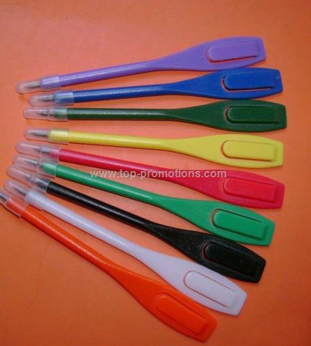 Plastic clip pencil golf pencil