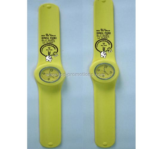 Silicone Slap Watch Snap Watch