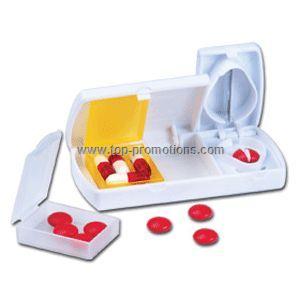 Pill Cutter with 2 Pill Boxes