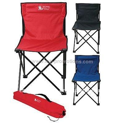 Outdoor folding chair with carry bag