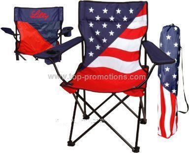 Patriotic Flag Chair 