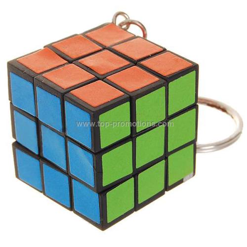 rubic cube keychain