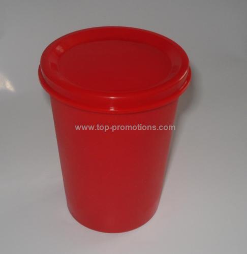 Cup with tight fitting lid