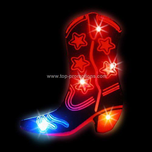 LED Light-Up Magnet - Cowboy Boots