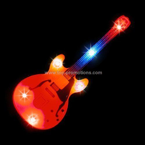LED Light-Up Magnet - Golden Guitar