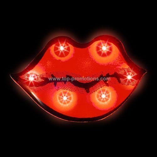 LED Light-Up Magnet - Lips