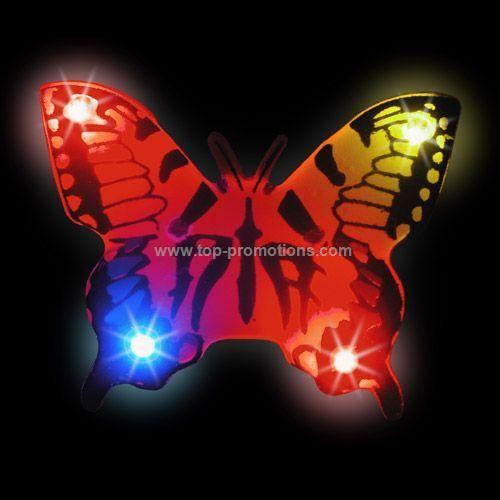 LED Light-Up Magnet - Yellow Butterfly