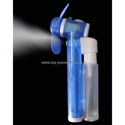 Promotional mini handheld mist spray fan