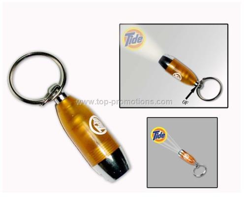Mini Logo Projector Torch With Keychain