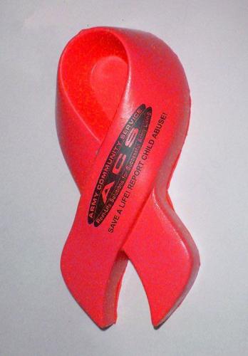 AIDS RED Ribbon stress ball
