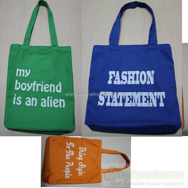 fashionable canvas tote bags for gift promotion