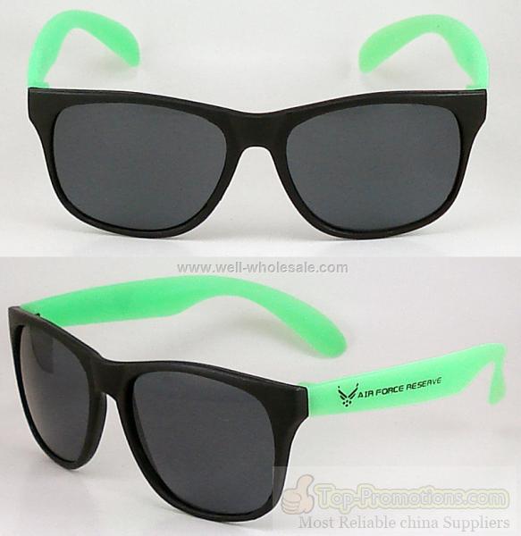 2012 New Fashion Custom Promotional Gifts Colorful Neon Rubber Sunglasses