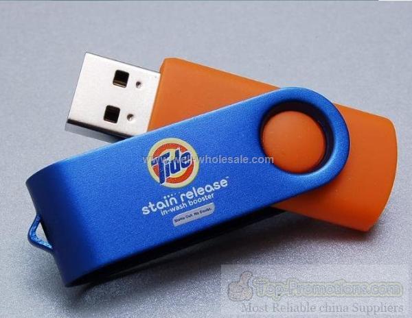 2012 new style swivel whirling metal usb