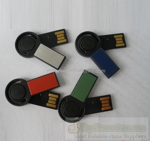 mini slim push USB flash drive