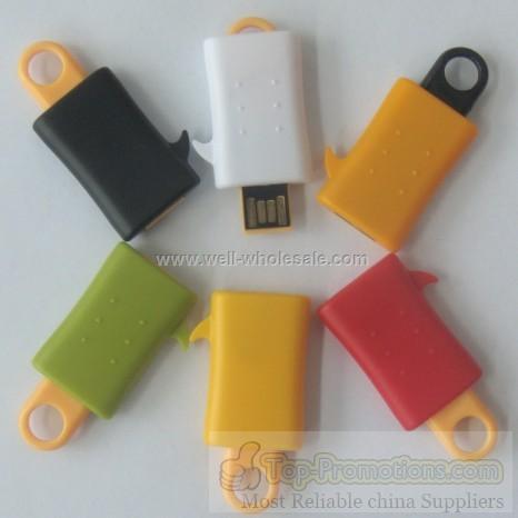 Colorful mini plastic USB flash drive