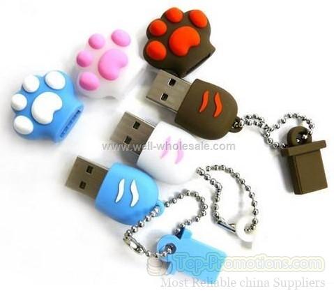 Bear claw USB key, Environmental advertising gifts