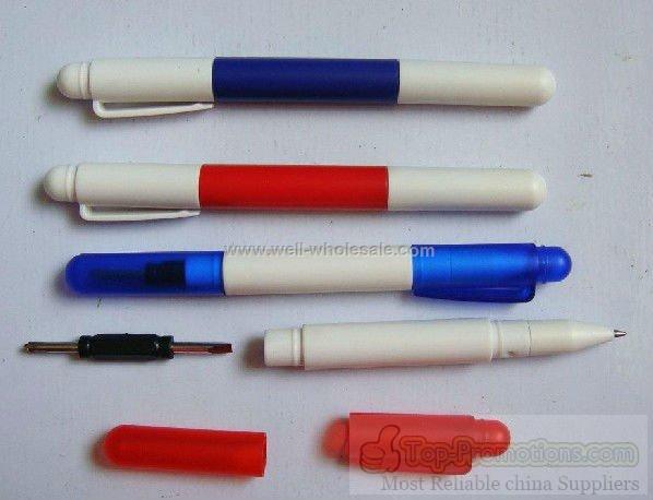 3 in1 pocket mini screwdriver with ball pen