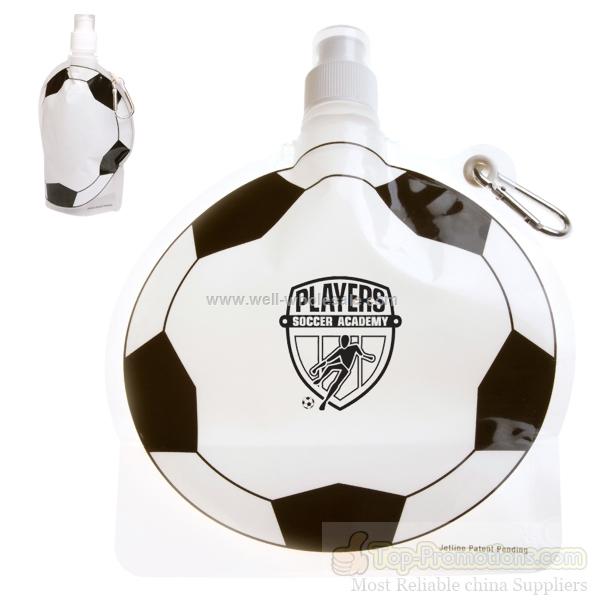 Custom Imprinted Soccer Shaped HydroPouch! Bottle