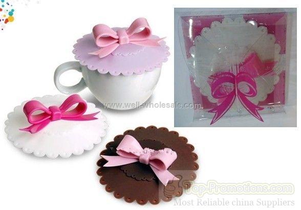 Silicone Butterfly Knot Lid