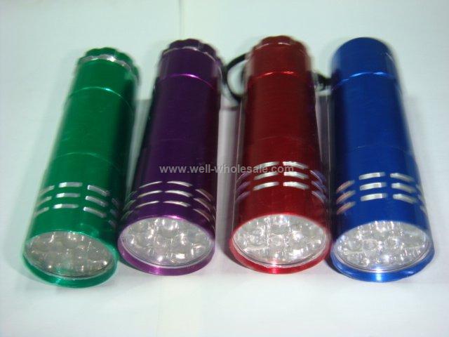 9 LED Aluminium Flashlight