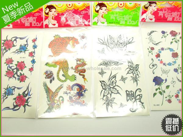2013 hot sell fashion flower temporary tattoo