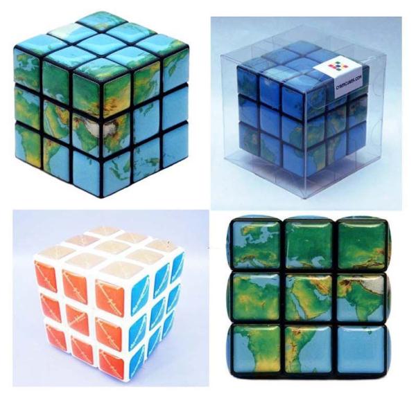 Promotional Rubik s Cube, Magic cube with dispensing logo