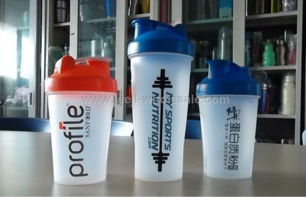 Plastic Cup Protein Shaker Bottle