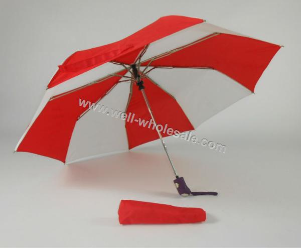 Promotional folding umbrella