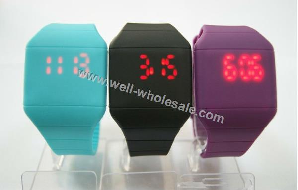 LED touch screen watch