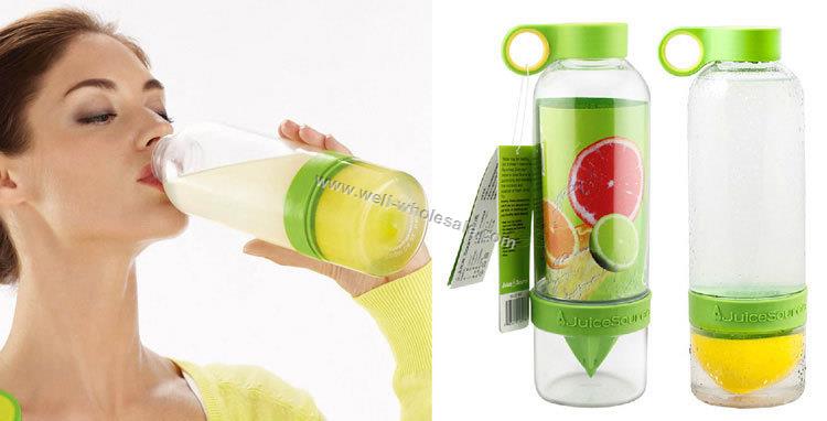 400-500ml Vitality Juice Source Bottle Lemon Cup