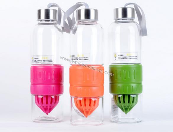 Plastic lemon water bottle,hot sales water bottle,fruit infuser water bottle