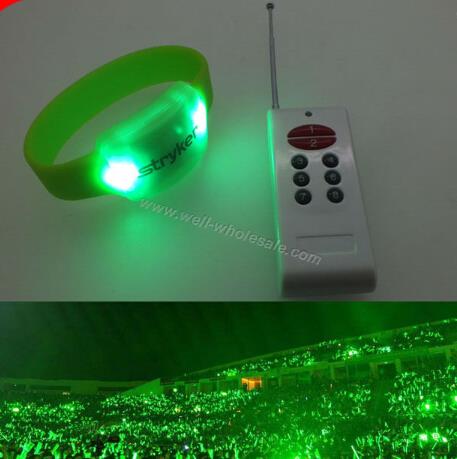 Remote Controlled Silicone Wristband Led Light Silicon Wristband