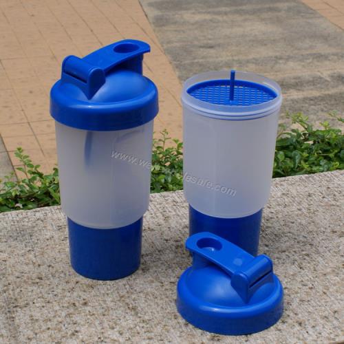 Fashion smartshaker blender protein shaker bottles with pill box