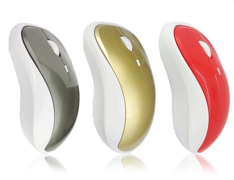 White color office promotional wireless mouse