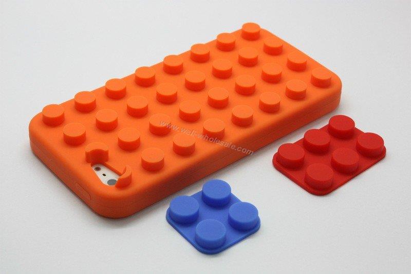 Lego Block silicone case for iphone 5 5s