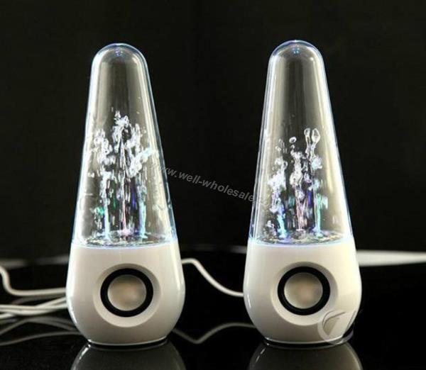 LED Dancing Water Music Fountain Light Speakers